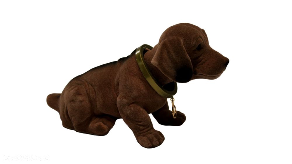 MERCEDES Pies retro z kiwajaca glowa OE - 2