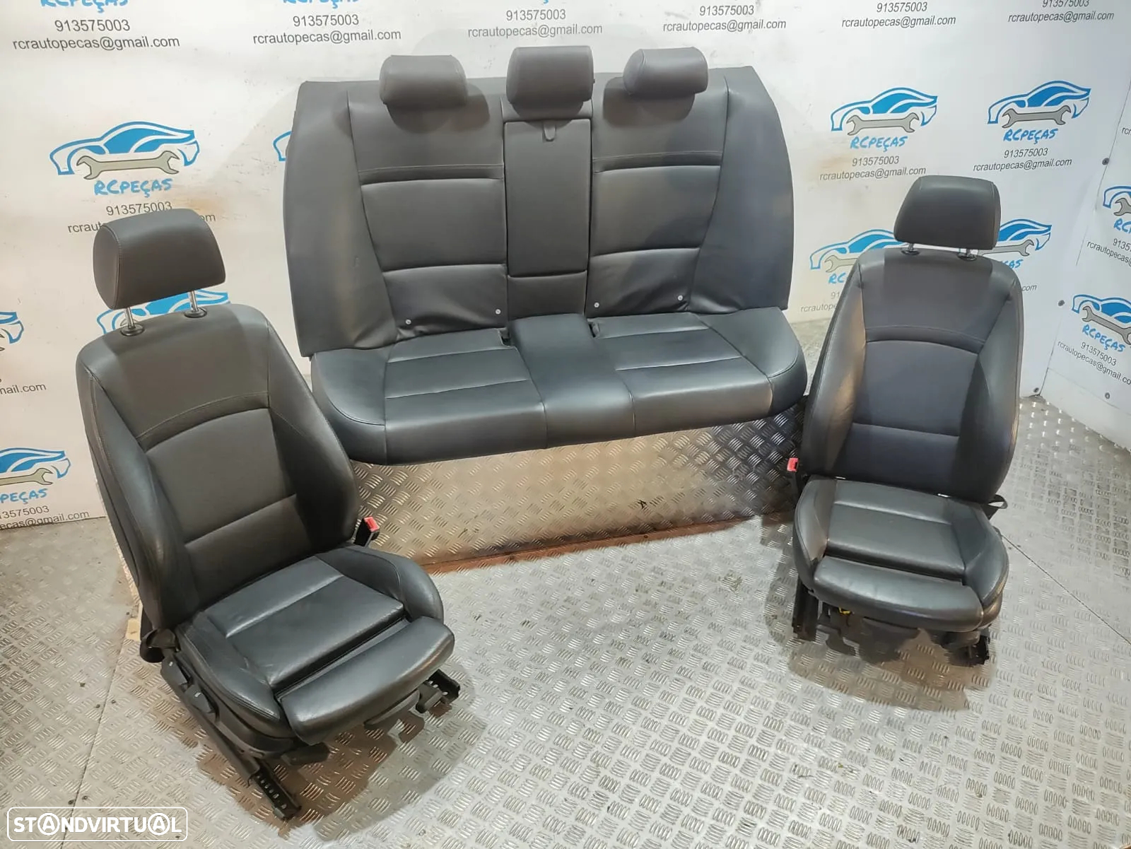 Conjunto Bancos em Pele BMW Serie 3 Sedan E90 Pack M - 10