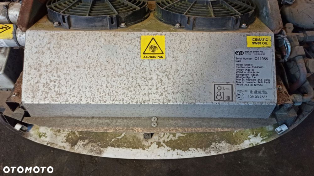 agregat chłodniczy gah sr351i 12v chłodnia 230v postojowe r404a - 7