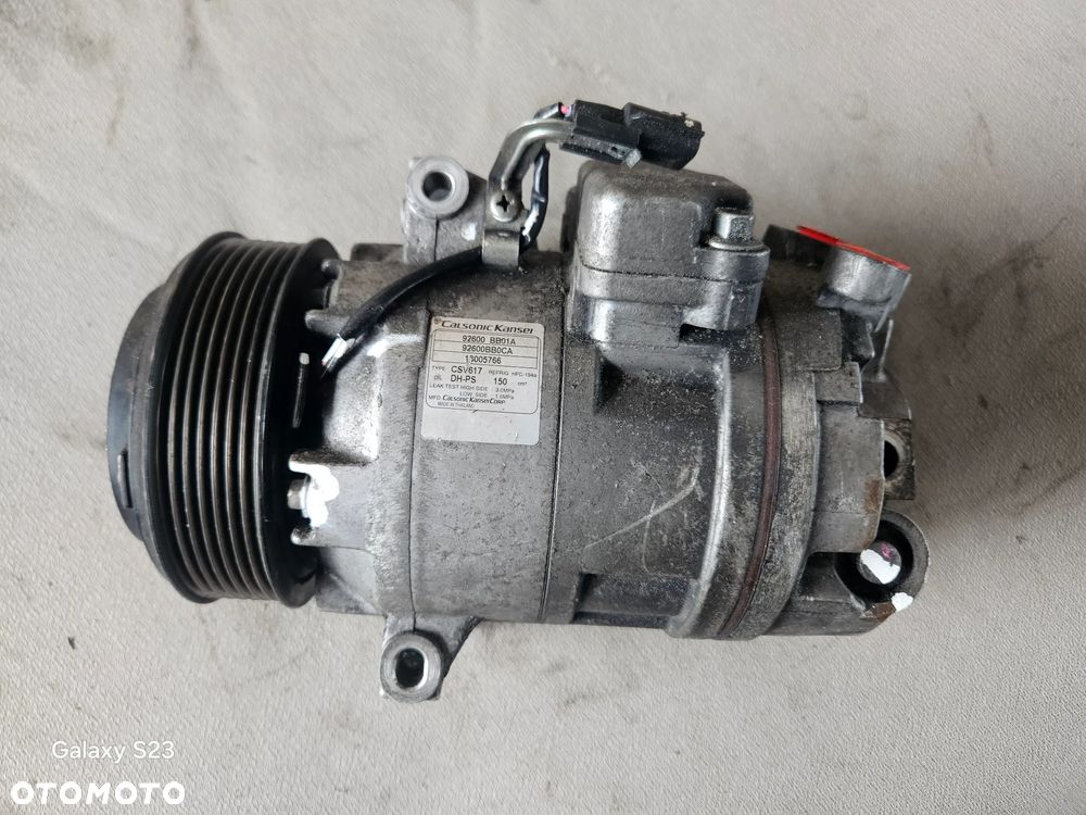 Sprężarka pompa klimatyzacji NISSAN QASHQAI 1,6 16V 92600BB01A - 1