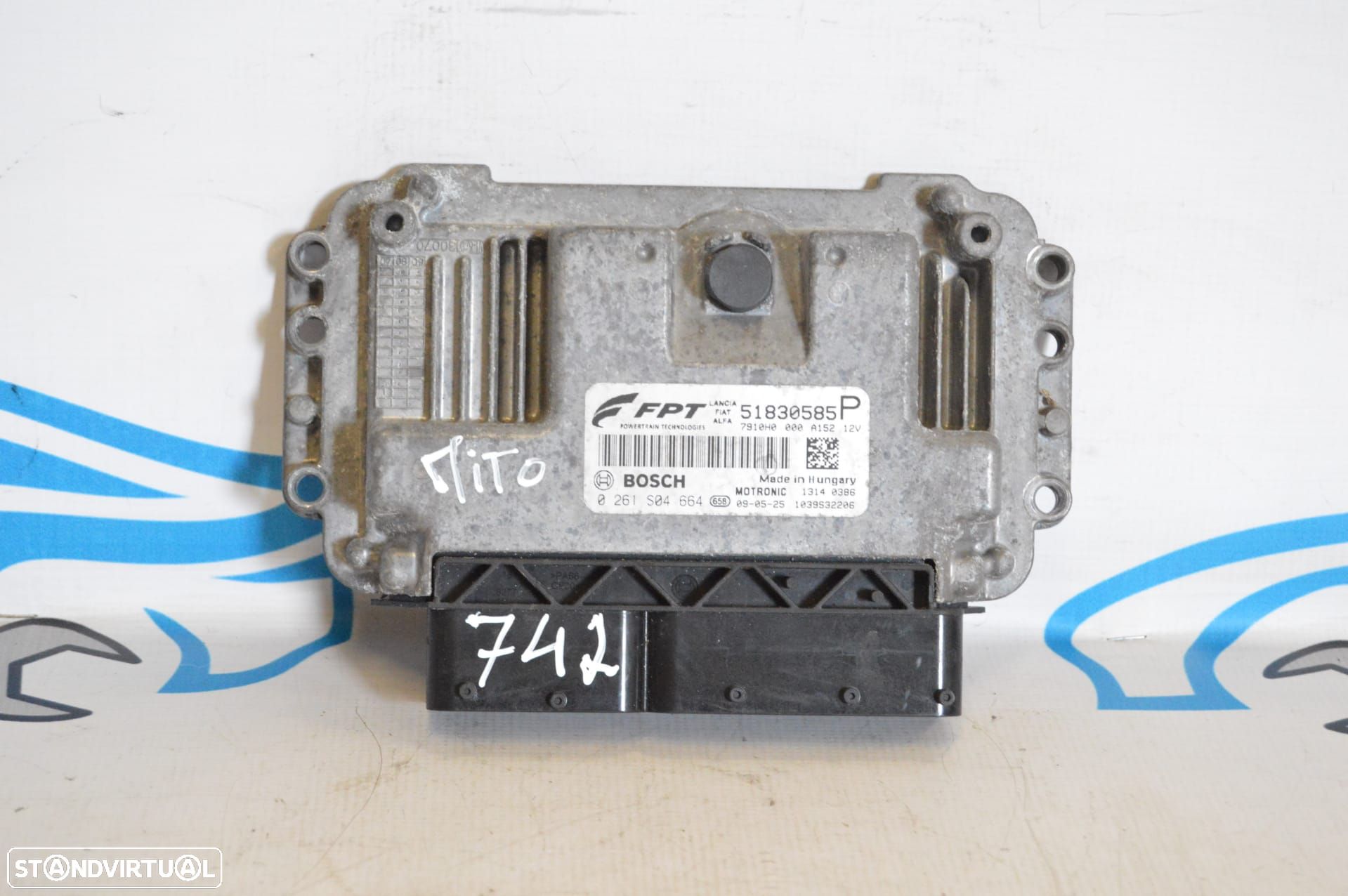 CENTRALINA ECU MOTOR BOSCH 0261S04664 51830585 51830585P ALFA ROMEO MITO 955 1.4i 16V 95CV 199A6000 - 1