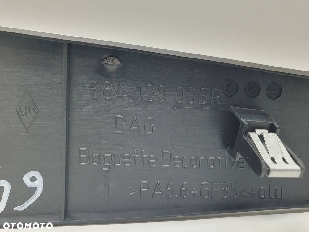 LISTWA DEKOR KOKPITU DESKI KONSOLI RENAULT LAGUNA III 684120005R - 5
