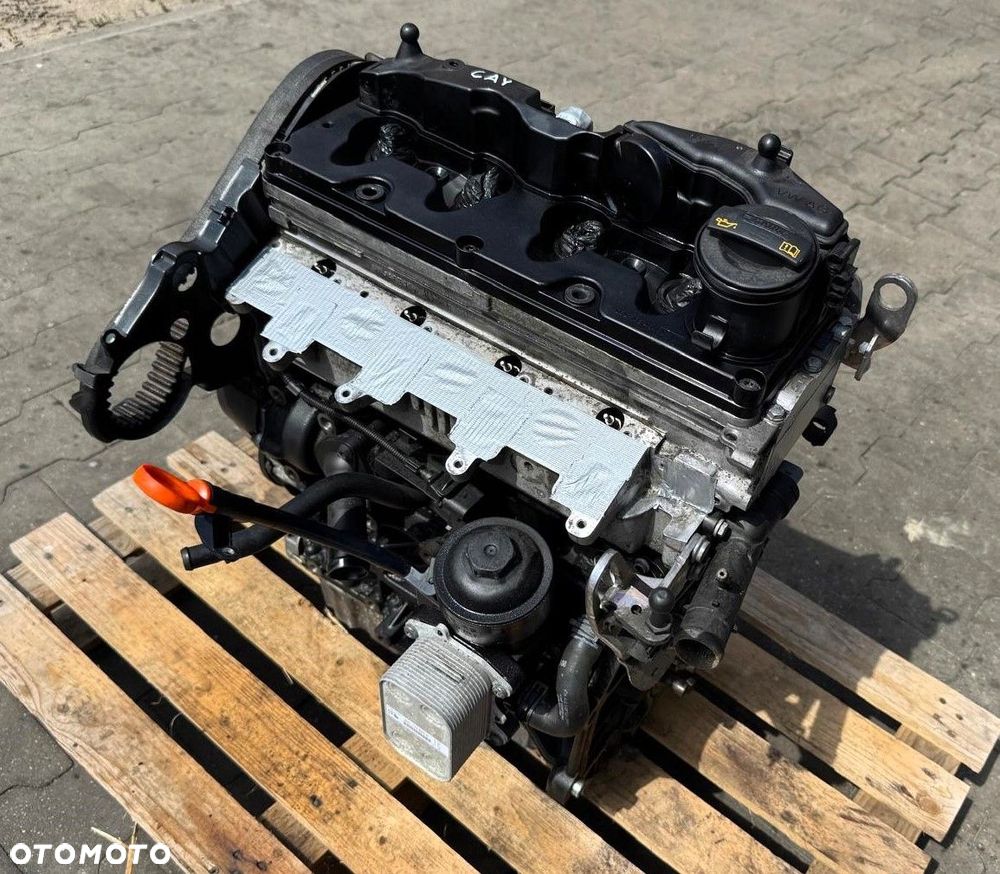 SILNIK VW GOLF CADDY 1.6 TDI CAY CAYA CAYB CAYC GOŁY SŁUPEK - 1