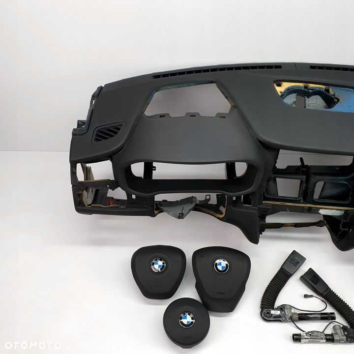 BMW X4 F26 DESKA ROZDZIELCZA KONSOLA KOKPIT PULPIT PODUSZKI AIRBAG AIR BAG NAPINACZE KIT SET - 2