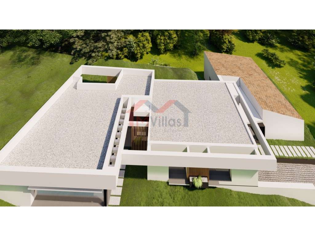 Terreno com projecto aprovado para construção de moradia V4 com pis... - Grande imagem: 3/15