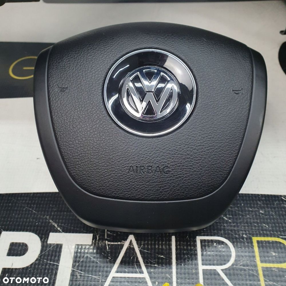 VW TOUAREG 7P II 2 DESKA ROZDZIELCZA KONSOLA KOKPIT PULPIT PODUSZKI AIRBAG AIR BAG PASY KIT SET - 6