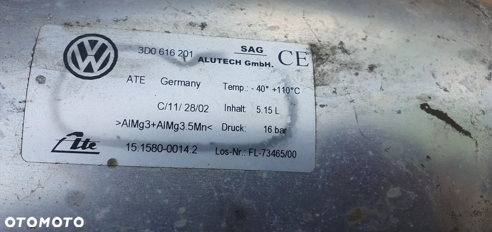 Zbiornik ciśnienia powietrza VW Phaeton 3D0616201 - 4