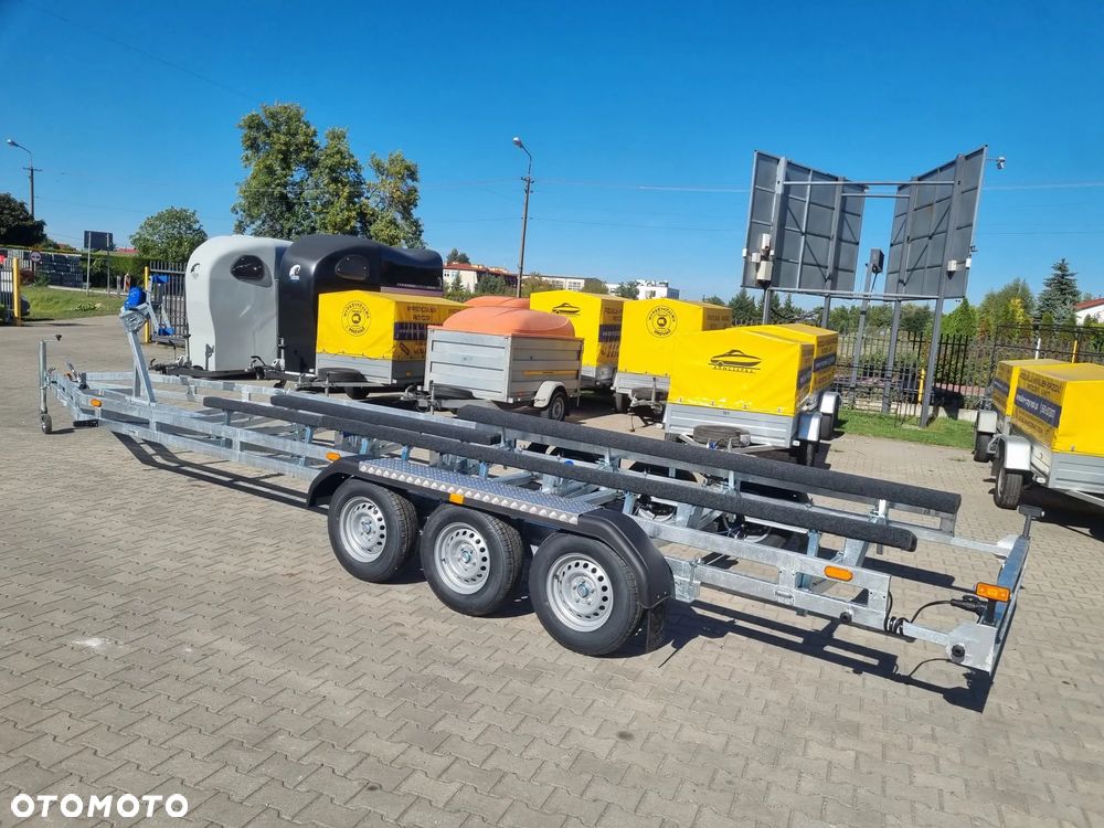 Inny Przyczepa podłodziowa do łodzi  8.5 m łodzi od KamCzepka  DMC do 2700 kg od ręki PRODUCENT - 9
