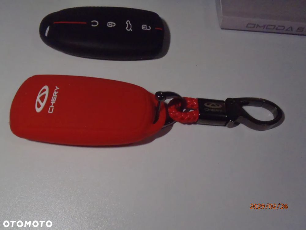 etui silkon gumowe pokrowiec zabezpieczenie breloczek do kluczy zawieszka na pilota OMODA 5 CHERY C5 Omoda & Jaecoo 7 - 4