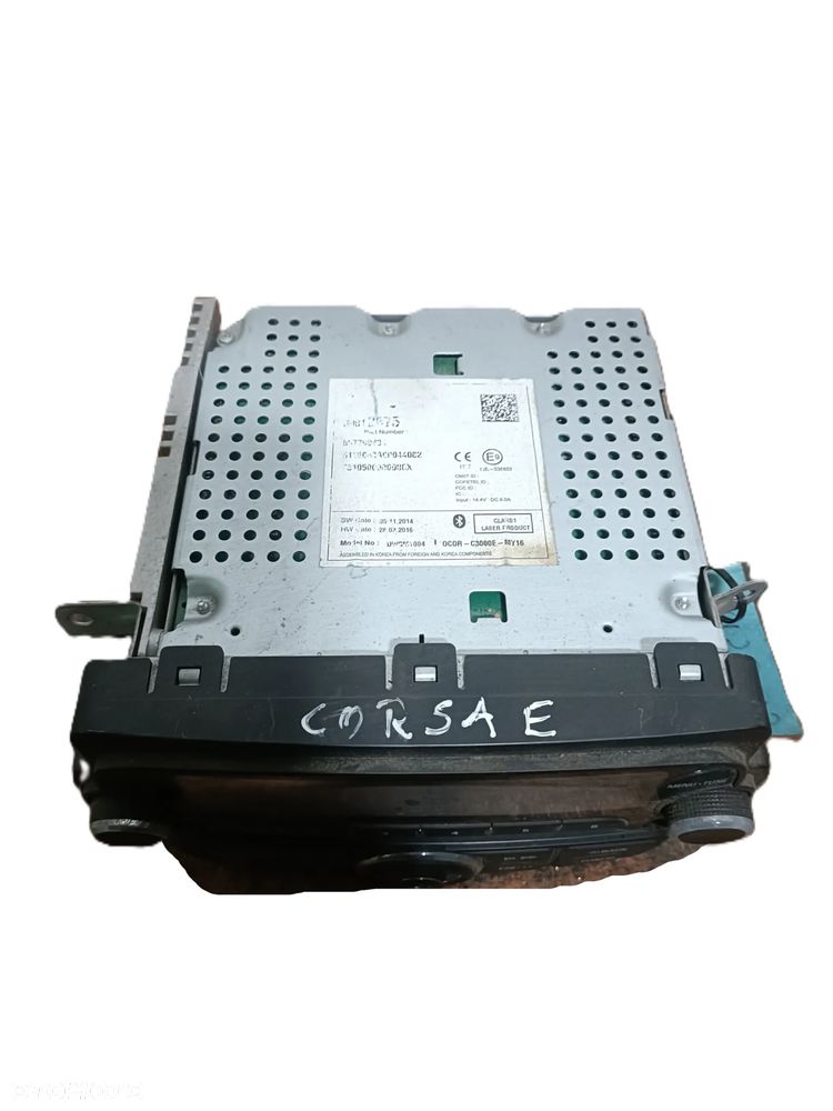 OPEL CORSA E 14-19 radioodtwarzacz radioodbiornik radio 33812675 * - 3