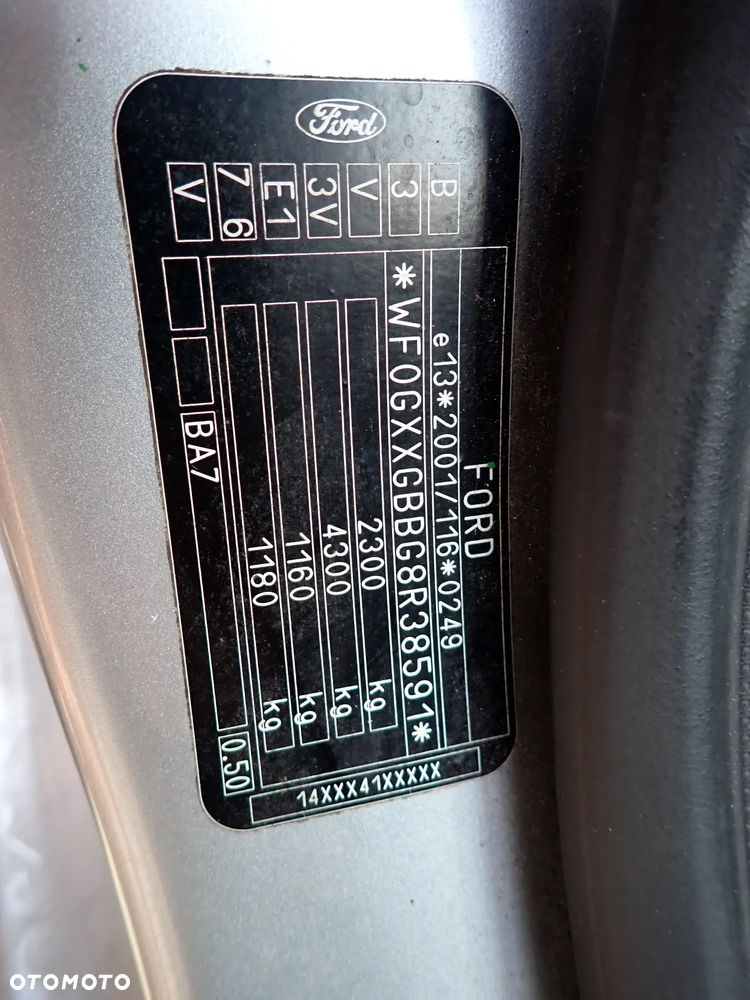 CZĘŚCI - Ford Mondeo IV MK4 2,0TDCI AZBA 130KM KOMBI AT AUTOMAT AWF21 2008r. lakier 76 INDEX - 8326 - 6