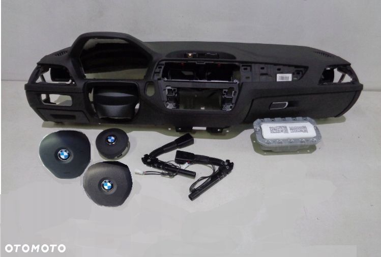 BMW F20 LIFT DESKA AIRBAG DOPINACZE KOMPLET nitka - 1