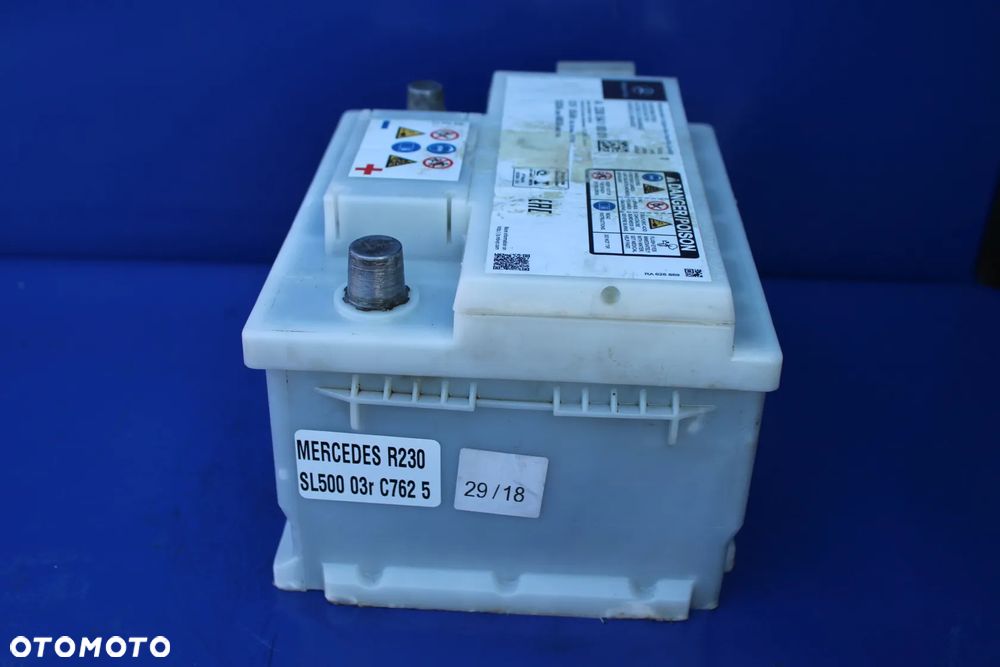 Akumulator AGM 12V 35Ah 520A sprawny OE Mercedes SL R230 W230 A2305410001 - 10