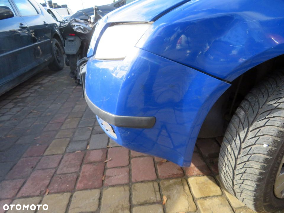 MASKA ZDERZAK BŁOTNIKI LAMPY FABIA I 6Y LIFT 4590  SKODA 2004-2008 NIEBIESKI PRZÓD KOMPLETNY - 11