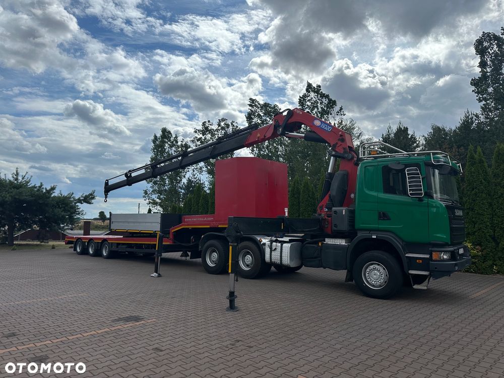 Scania G450 6x6 do energetyki 2015r słupów ciągnik specjalny Hds żuraw - 8