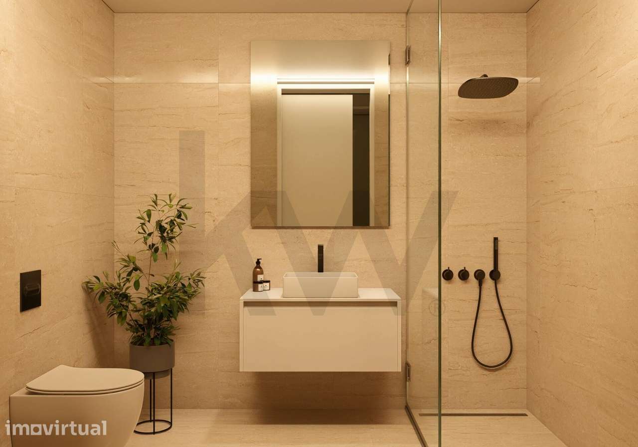 Apartamento T2 | Condomínio com Piscina e Jardim | 5 minutos Praia | V - Grande imagem: 5/15