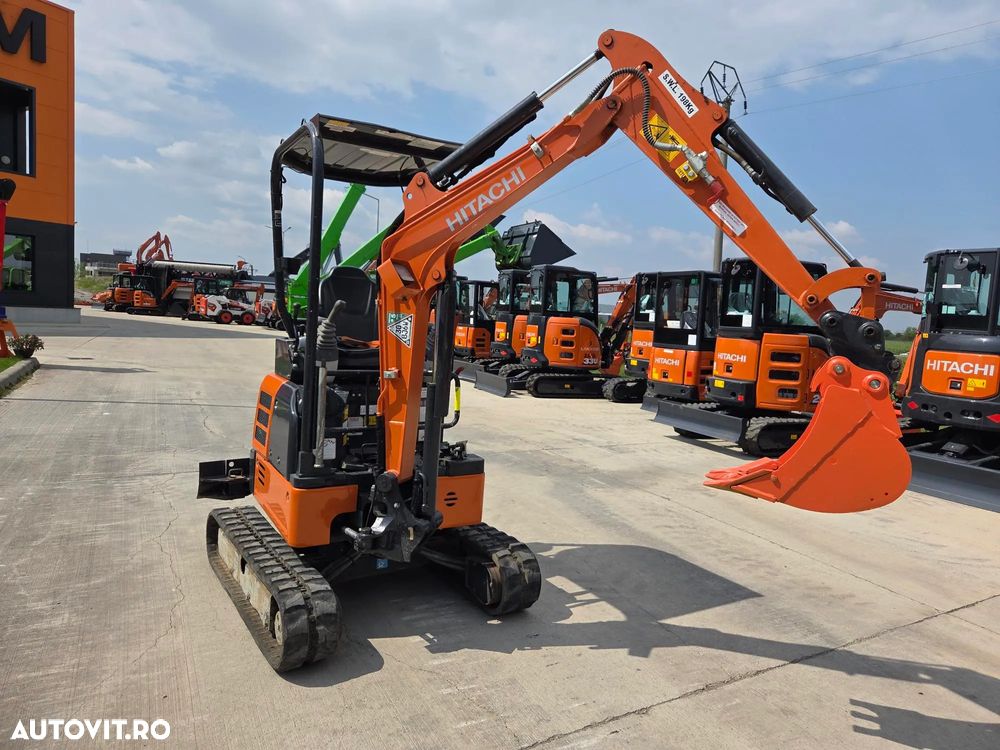 Hitachi ZX19U-6, 2tone, 2024, 539h, rotire in gabarit, Adanc sapare 2,5m, CUPLA RAPIDA+3 CUPE, Senile cauciuc 80% ok extensibile, latime 0,8m, inst picon, LAMA, produs in JAPONIA, sistem antifurt, posibilitate leasing 4ani-CA NOU-PROMOTIE 18.900 EUR+Tva - 13