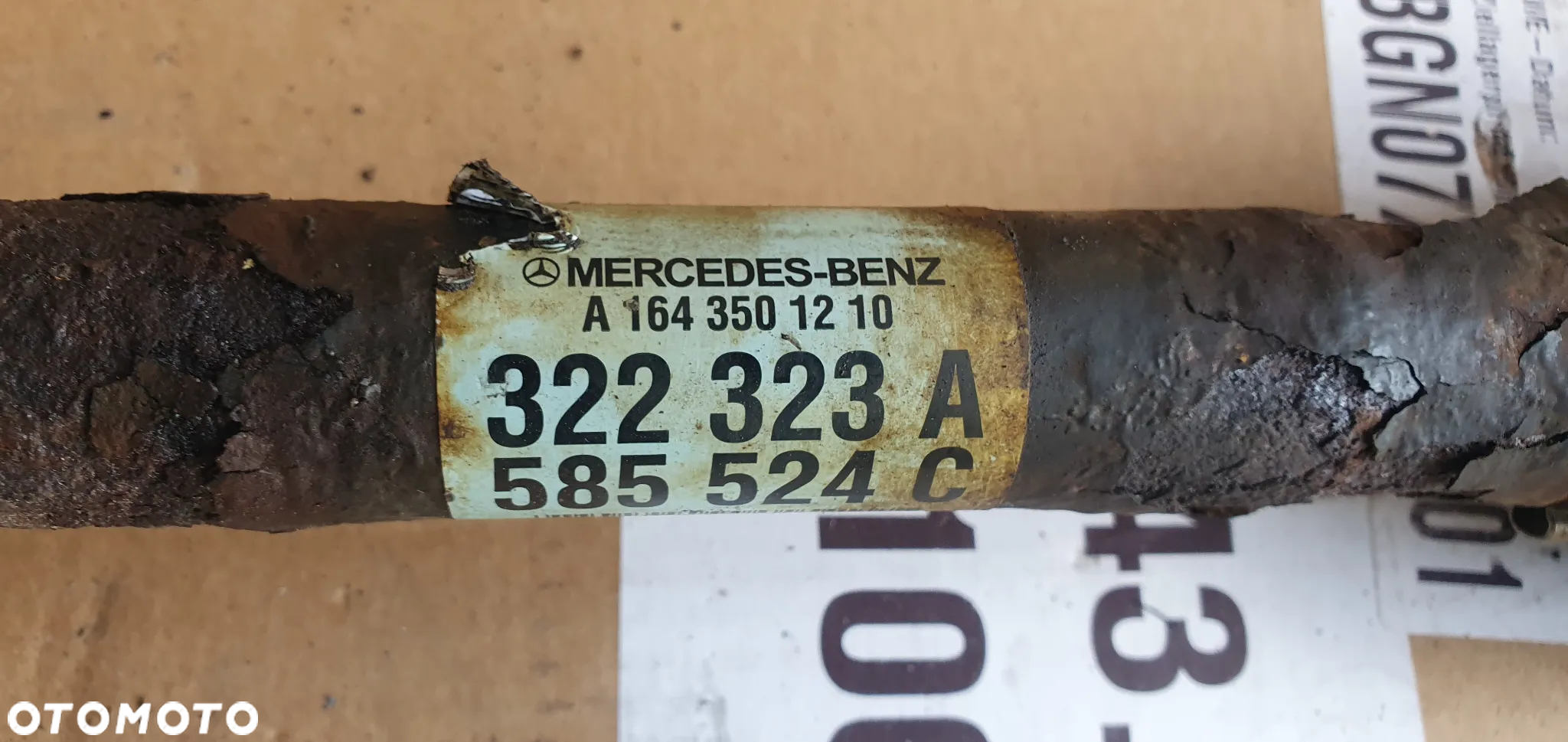 Półoś prawy tył tylna prawa półośka Mercedes ML W164 3.0 CDI A1643501210 - 7