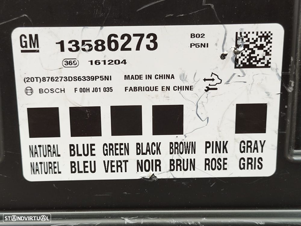 Módulo Comfort Confort Comforto Bosch GM Opel Mokka 13586273 F00HJ101035 - 7