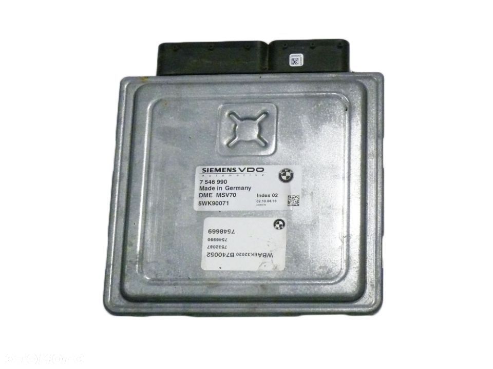 KOMPUTER STEROWNIK SILNIKA BMW E63 E64 630i 3.0 - 1