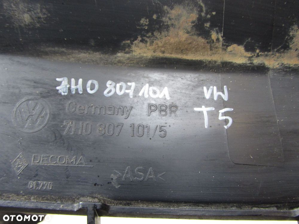 VW TRANSPORTER T5 GRILL ATRAPA ZDERZAKA 7H0807101 - 13