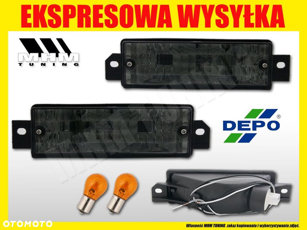 KIERUNKOWSKAZ MIGACZ BMW 3 E30 CLEAR SMOKE DEPO - 2