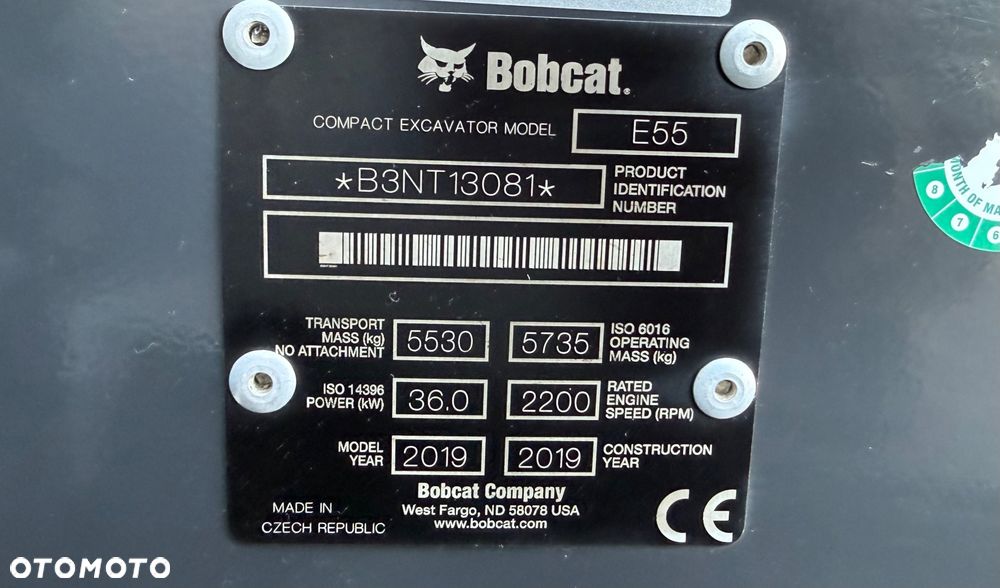 Bobcat E55 2019 2993 mtg MINIKOPARKA E 55 Z E55Z 50 45 E50 E45 62 E62 - 18