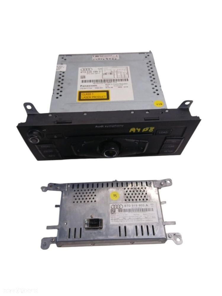 RADIO CD WYŚWIETLACZ AUDI A4 B8 8T2035195C 8T0919603A - 4