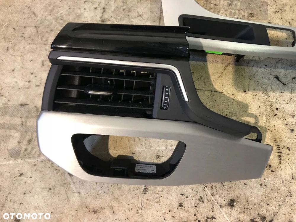 DEKORY WNĘTRZA AUDI A4 B9 SZCZOTKOWANE ALUMINIUM - 10