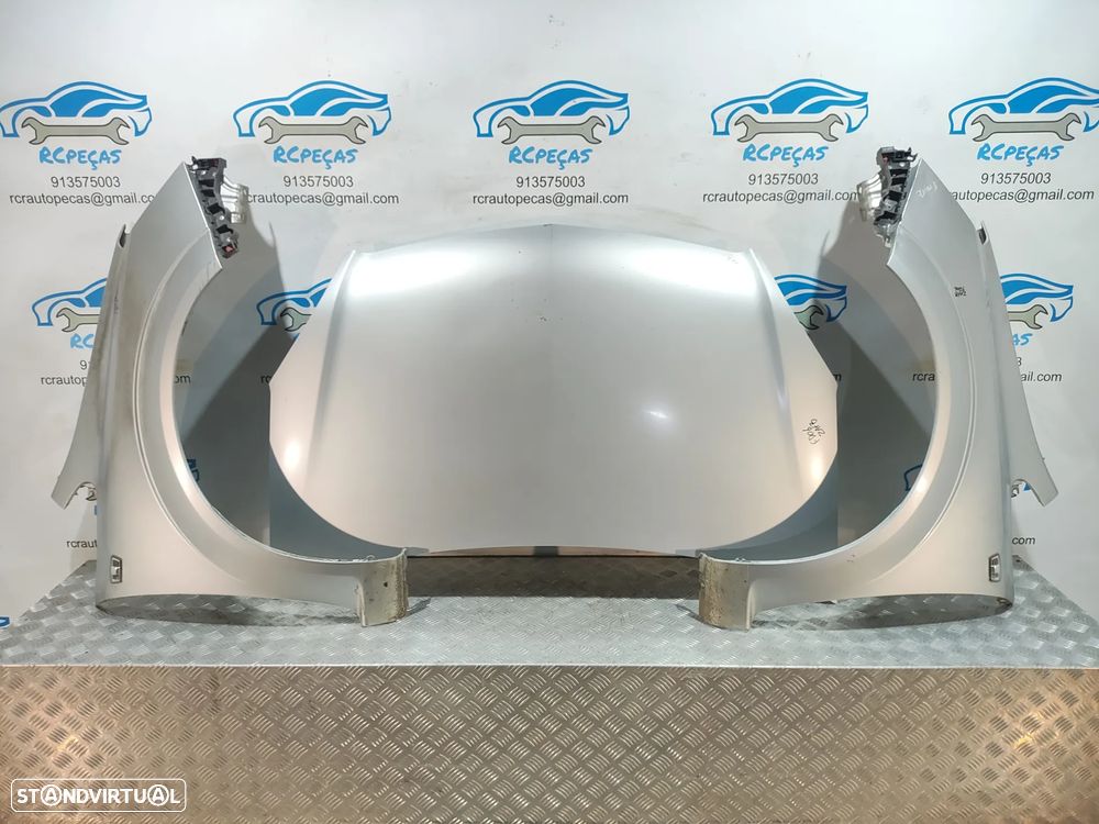 FRENTE COMPLETA OPEL ZAFIRA B A05 CAPOT PARACHOQUES GUARDA-LAMAS OTICAS RADIADOR VENTILADOR FRENTE FIBRA REFORÇO - 7