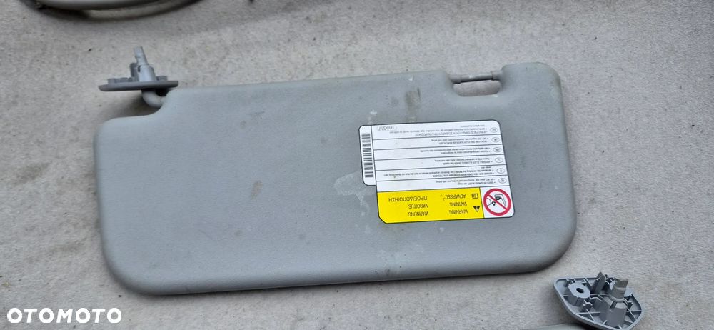 Daszek osłona przeciwsłoneczna lewa prawa Mitsubishi Colt VI Z30 Lift 2009r - 5