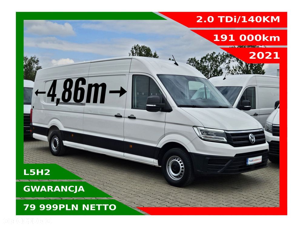 Volkswagen Crafter L5H2 *79999zł NETTO* 2.0TDi/140KM - 1