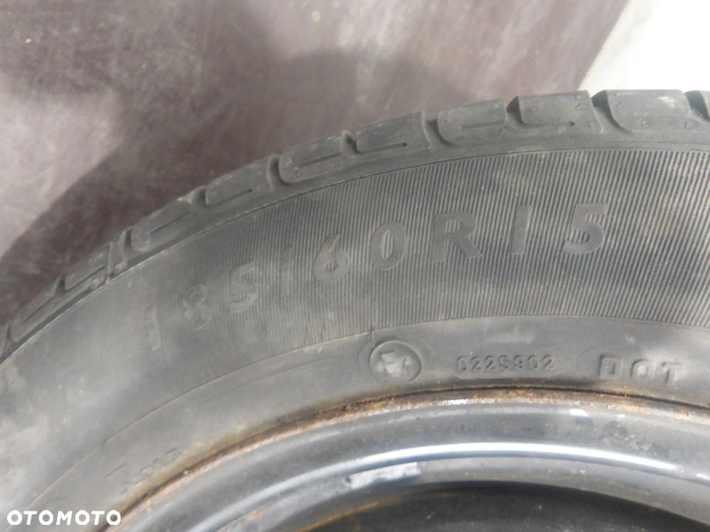 OPEL MERIVA A I LIFT 05-10 1.4B KOŁO DOJAZDOWE R15 6J ET43 185/60 4X100 - 5