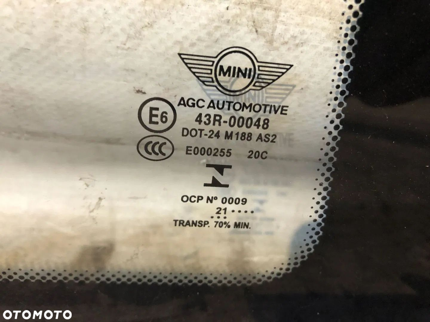 SZYBA KAROSERYJNA PRAWA MINI COOPER F56 2021 - 4