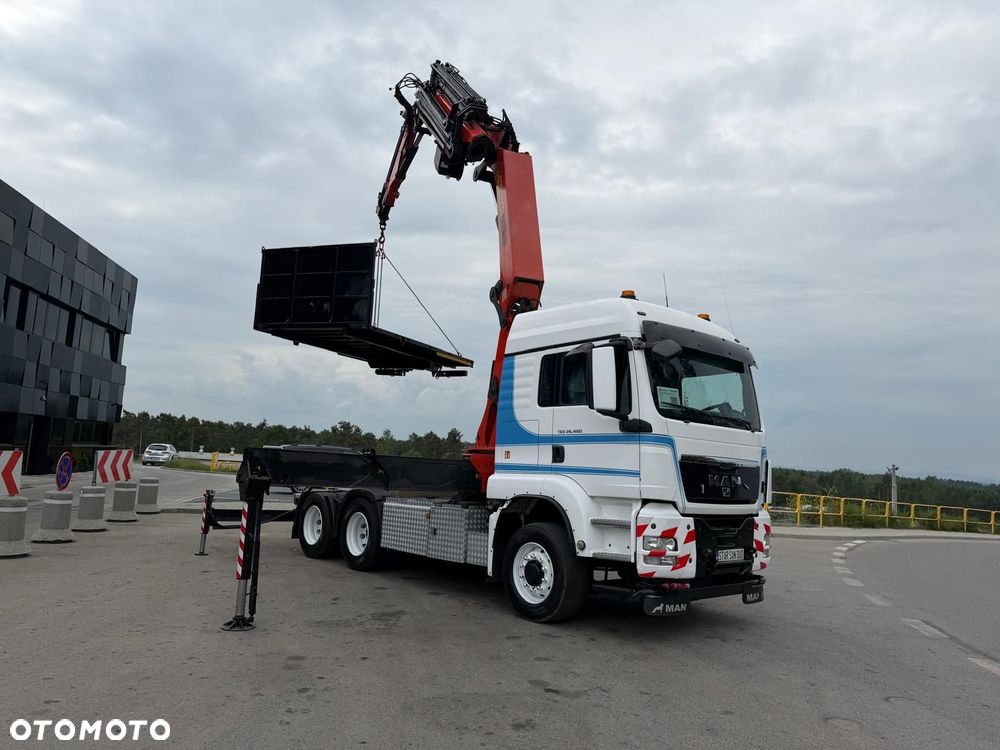 MAN TGS 26.480 6x6H PALFINGER PK 44002 FLY Jib Wciągarka HDS Siodło - 3