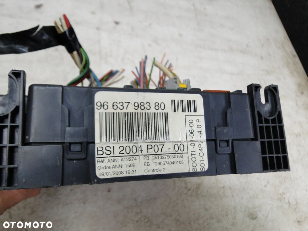 PEUGEOT 307 MODUŁ STEROWNIK BSI EUROPA - 6