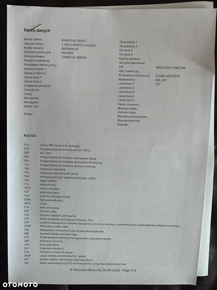 Mercedes-Benz Klasa S 350 d 4-Matic 9G-TRONIC - 8