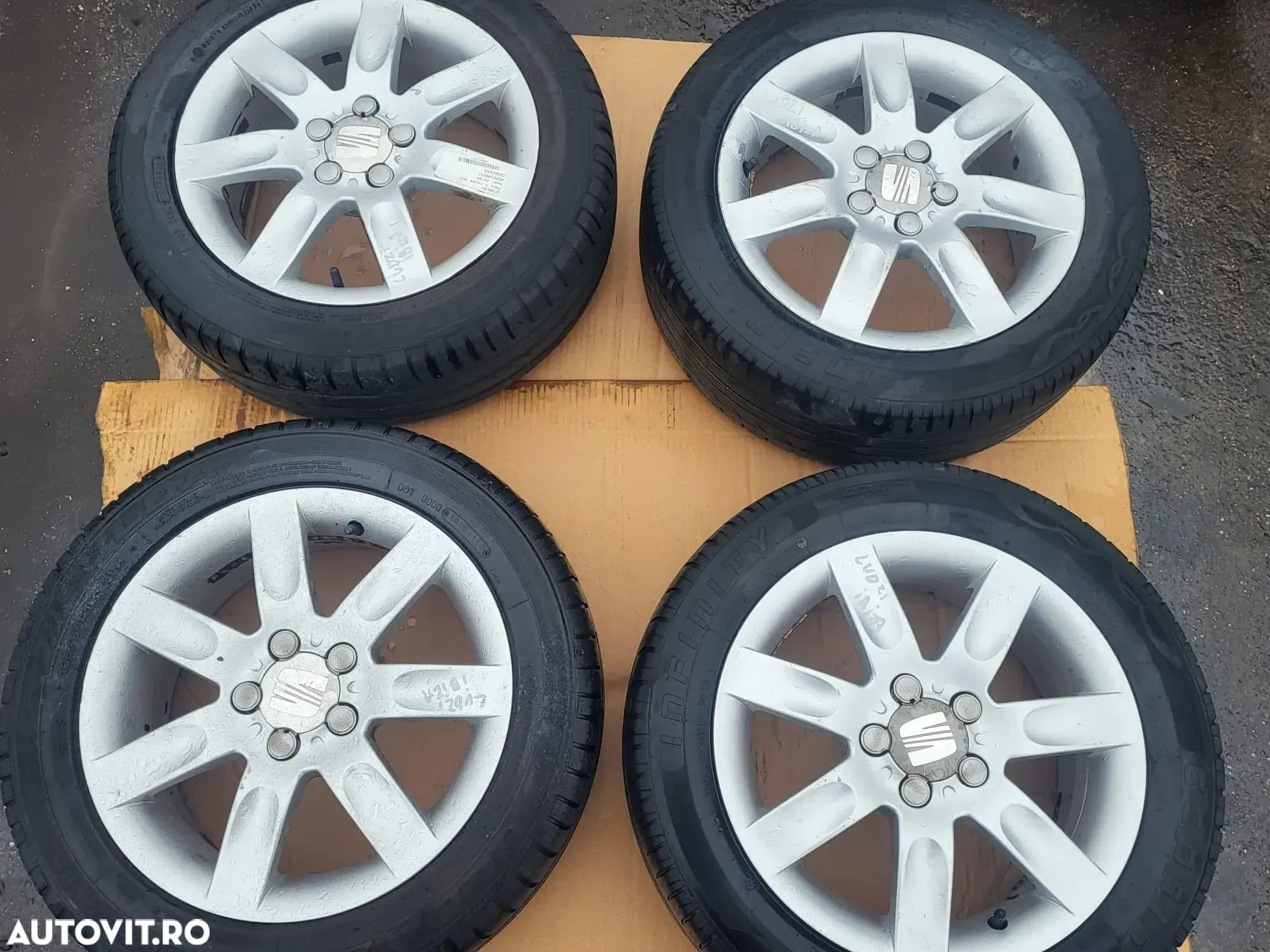 Jante aliaj cu anvelope Seat Ibiza 195/55R15 - 1