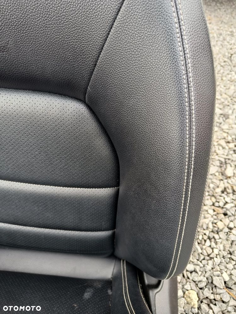 MERCEDES W207 W204 COUPE AMG FOTEL LEWY CZARNY SKÓRZANY POMPOWANY IGŁA - 8