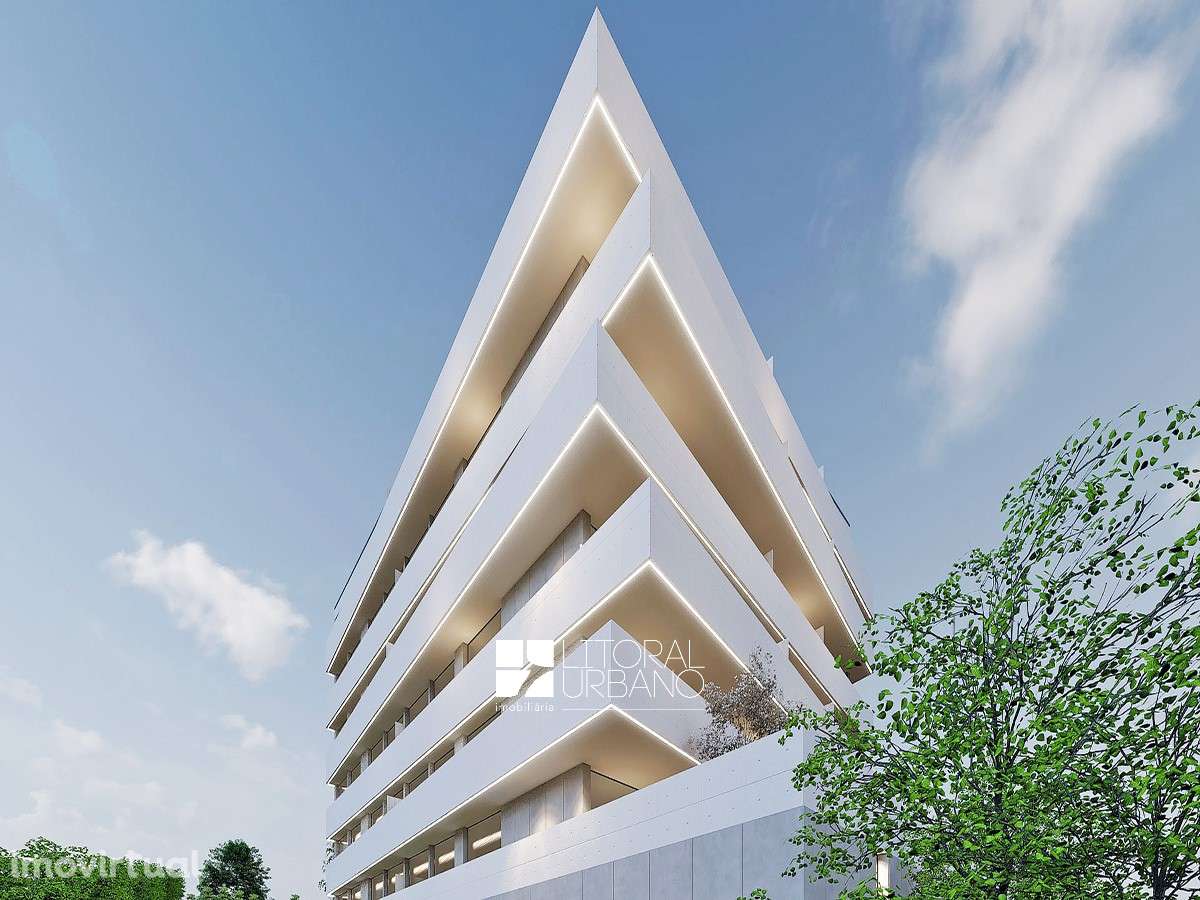 Apartamento T2 com varanda e garagem em Canidelo - Grande imagem: 2/20