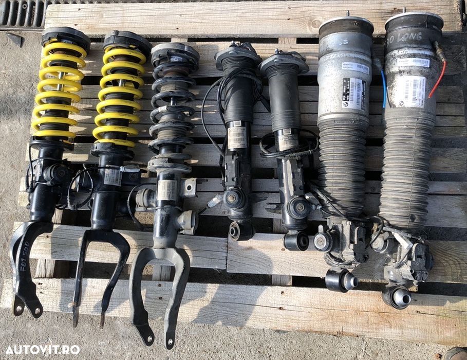 Amortizoare amortizor telescop telescoape arc perna suspensie bmw F01 F02 XDrive 4x4 740x compresor modul calculator releu electrovalva - 1