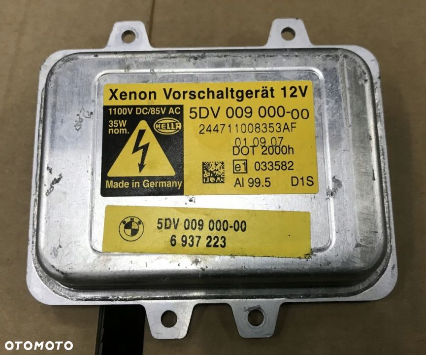 STEROWNIK ŚWIATEŁ XENON 6937223 PRZETWORNICA BMW - 1
