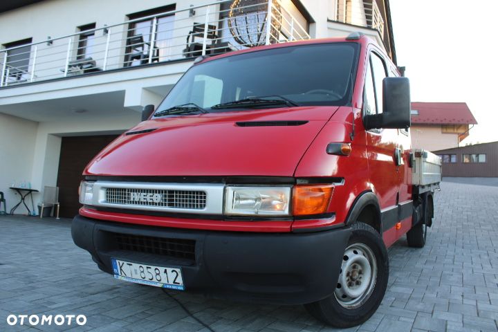 Iveco DAILY_BEZAWARYJNE_ZDROWE_BRYGADÓWKA_7-OSOBOWE DOKA DUBEL KABINA+ SKRZYNIA ŁADUNKOWA HAK_ZAREJESTROWANE_ - 7