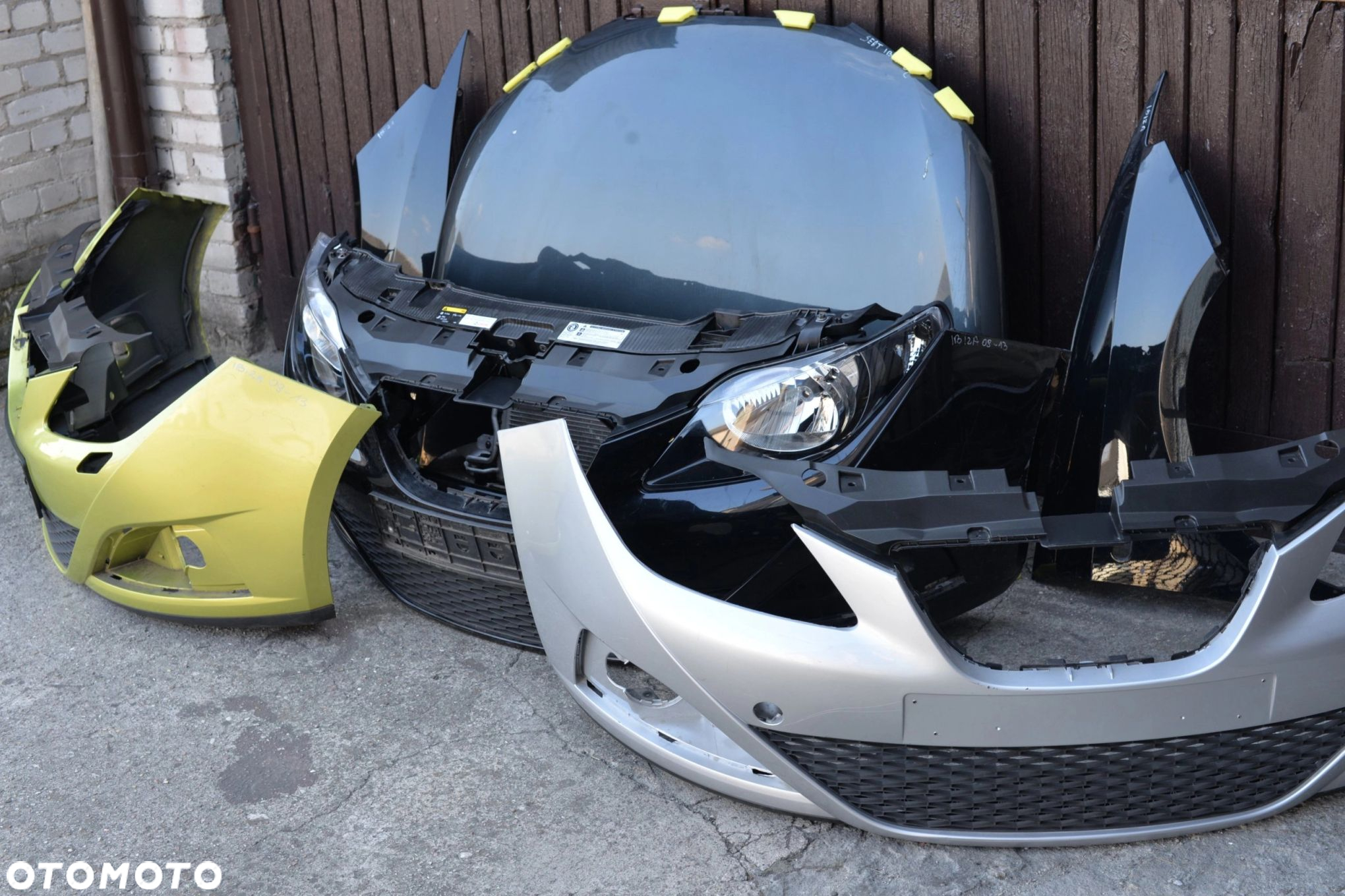 MASKA ZDERZAK GRILL BŁOTNIK LAMPA H7 XENON PAS BELKA SEAT IBIZA 6J 08- - 5