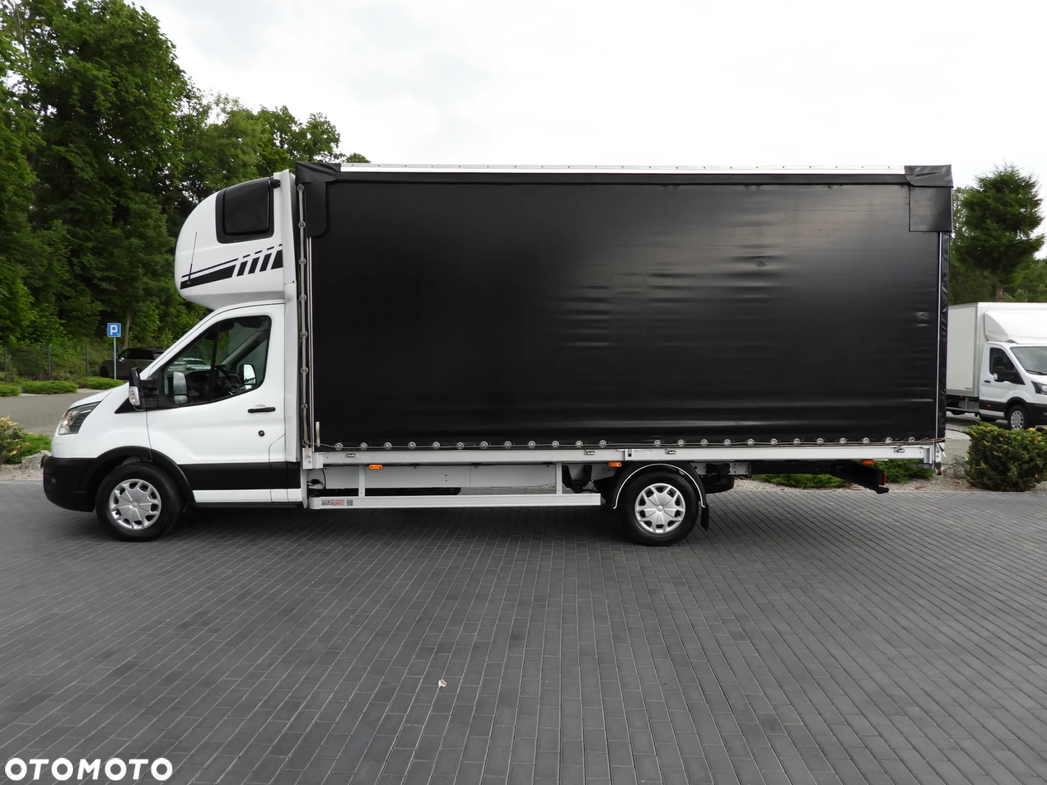 Ford TRANSIT  PLANDEKA 10 PALET WEBASTO TEMPOMAT LEDY PNEUMATYKA KLIMATYZACJA 160KM [ M38701 ] - 9