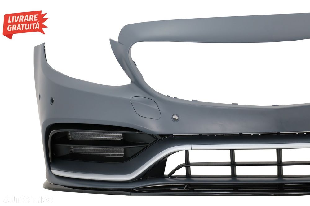 Pachet Exterior Mercedes C-Class W205 Sedan (2014-2020) C63 Design- livrare gratuita - 4