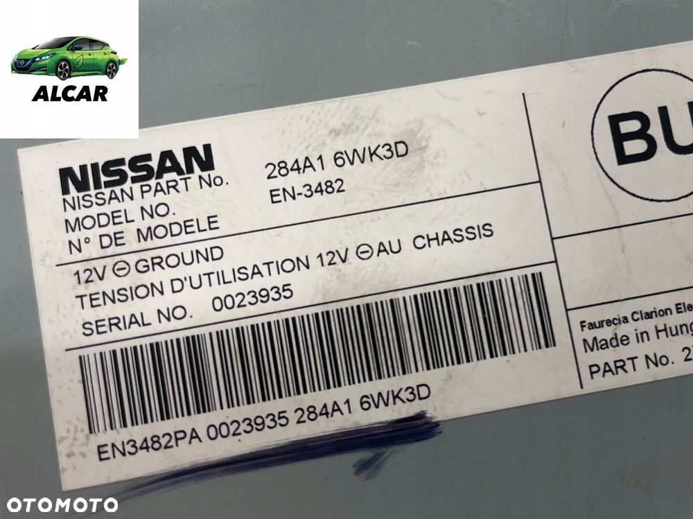 MODUŁ KAMERY NISSAN LEAF ZE1 II 2 284A1 6WK3D - 3