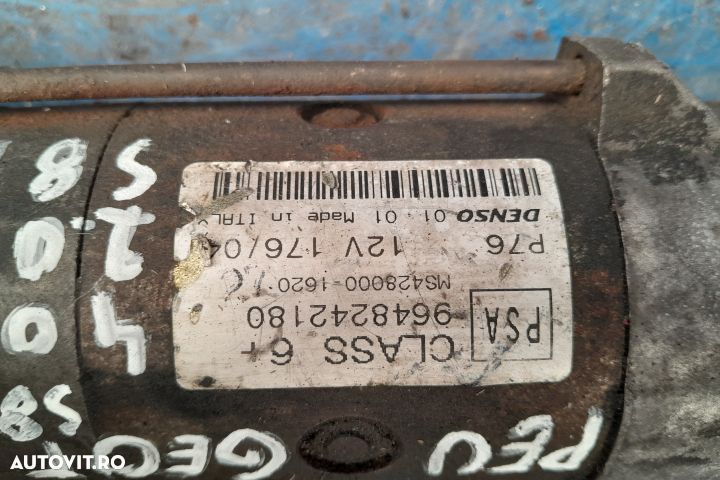 Electromotor 9648242180  MS4280001620 MX1253 Peugeot 407 1 [2004 - 20 - 1