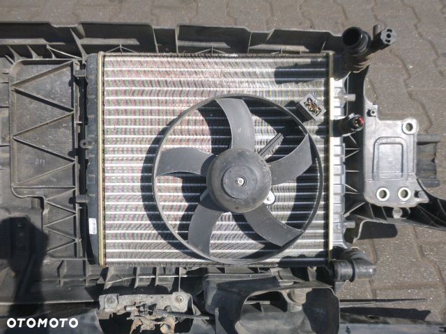 PAS PRZEDNI WZMOCNIENIE CZOŁOWE CHŁODNICA WENTYLATOR KOMPLETNY SKODA FABIA I 1.4 MPI 99-05 BEZ KLIMATYZACJI - 15