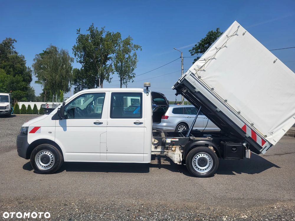Volkswagen Transporter t5 lift doka wywrotka kipper klima - 5